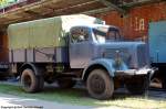 Mercedes-Benz L 3000 A Pritschenwagen mit Allradantrieb - Bauzeit: 1940-1942 - Wehrmacht, Deutsches Reich, Deutschland - fotografiert am 20.05.2012 zur Garnison-Schau an der St.