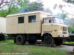 IFA W 50 L Kofferfahrzeug - Hilfszug (K�che) des Deutschen Roten Kreuzes der DDR - fotografiert am 15.05.2010 zum Milit�rfahrzeugtreffen an der St.