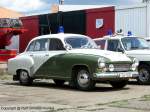 Wartburg 311 FuStw - Funkstreifenwagen der Volkspolizei der DDR, Limousine, Hersteller AWE - fotografiert am 25.07.2009 zum Museumfest am Blaulichtmuseum in Beuster - Copyright @ Ralf Christian Kunkel